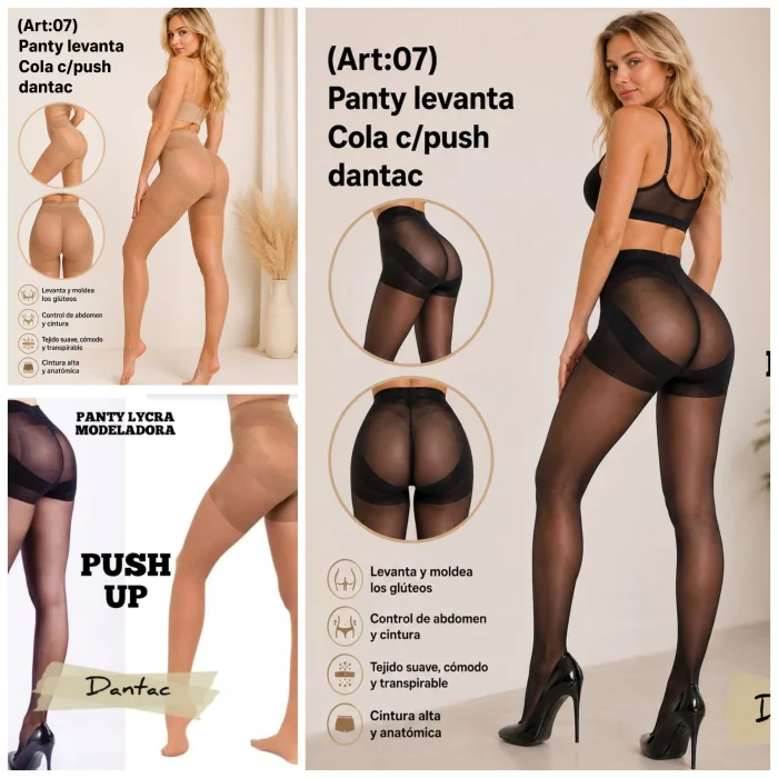 *(art:07) Panty Levanta Cola C/push Dantac*
