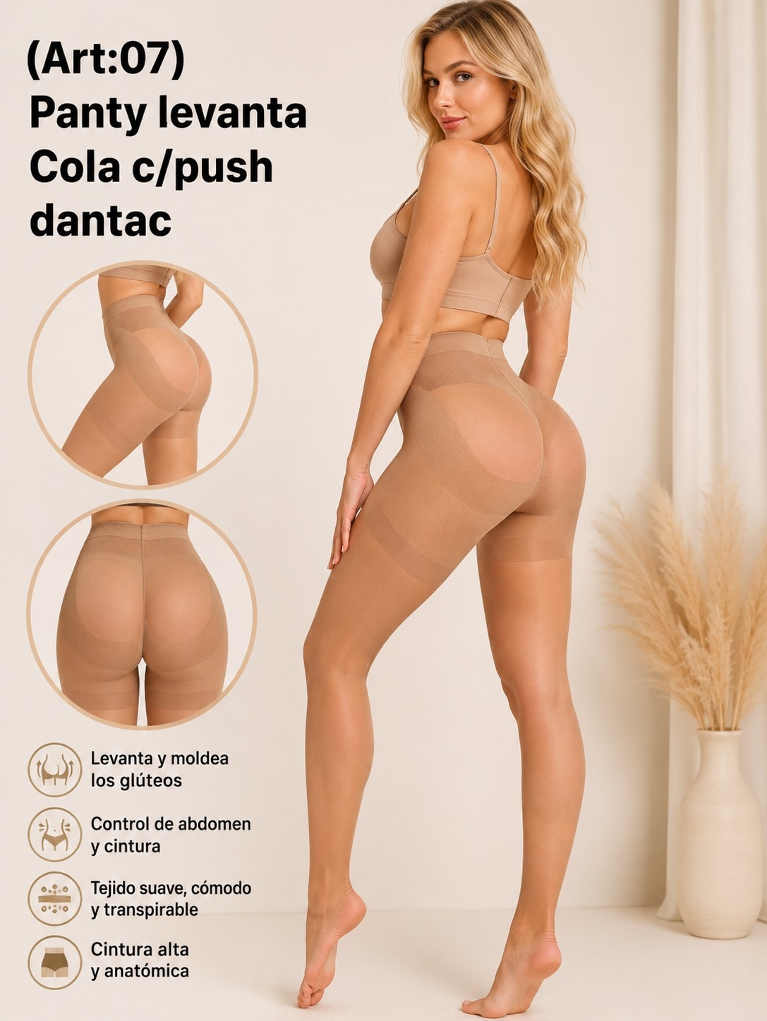 *(art:07) Panty Levanta Cola C/push Dantac* - Imagen 2