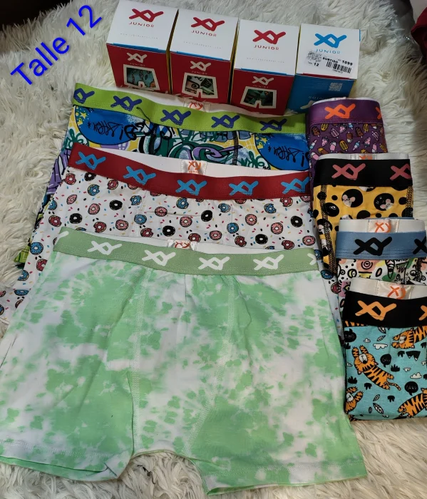 Boxer Xy Algodón Premium Niños