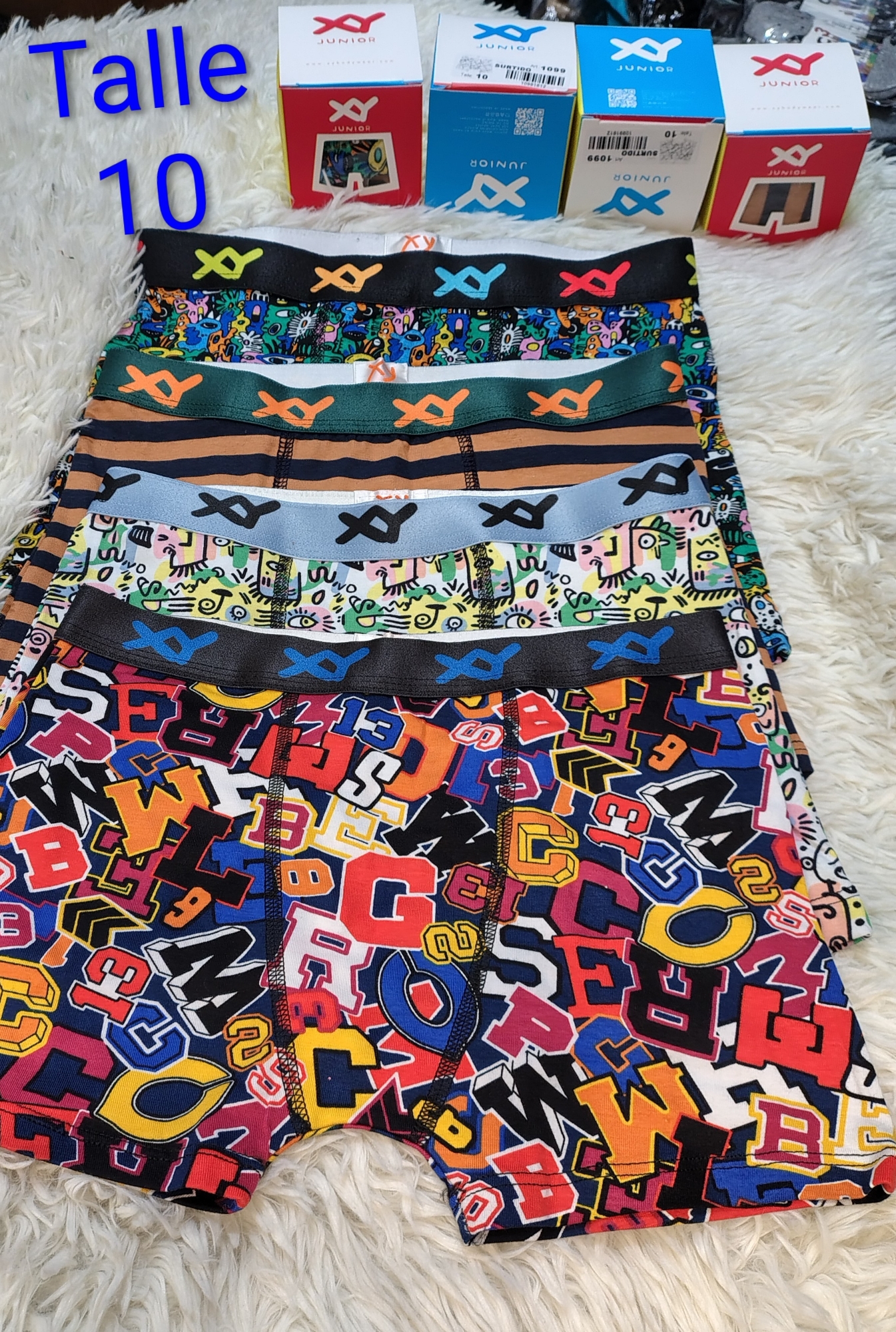 Boxer Xy Algodón Premium Niños - Imagen 2