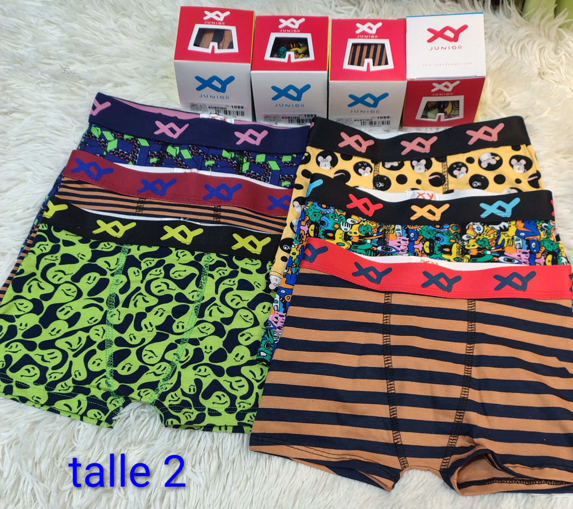 Boxer Xy Algodón Premium Niños - Imagen 5