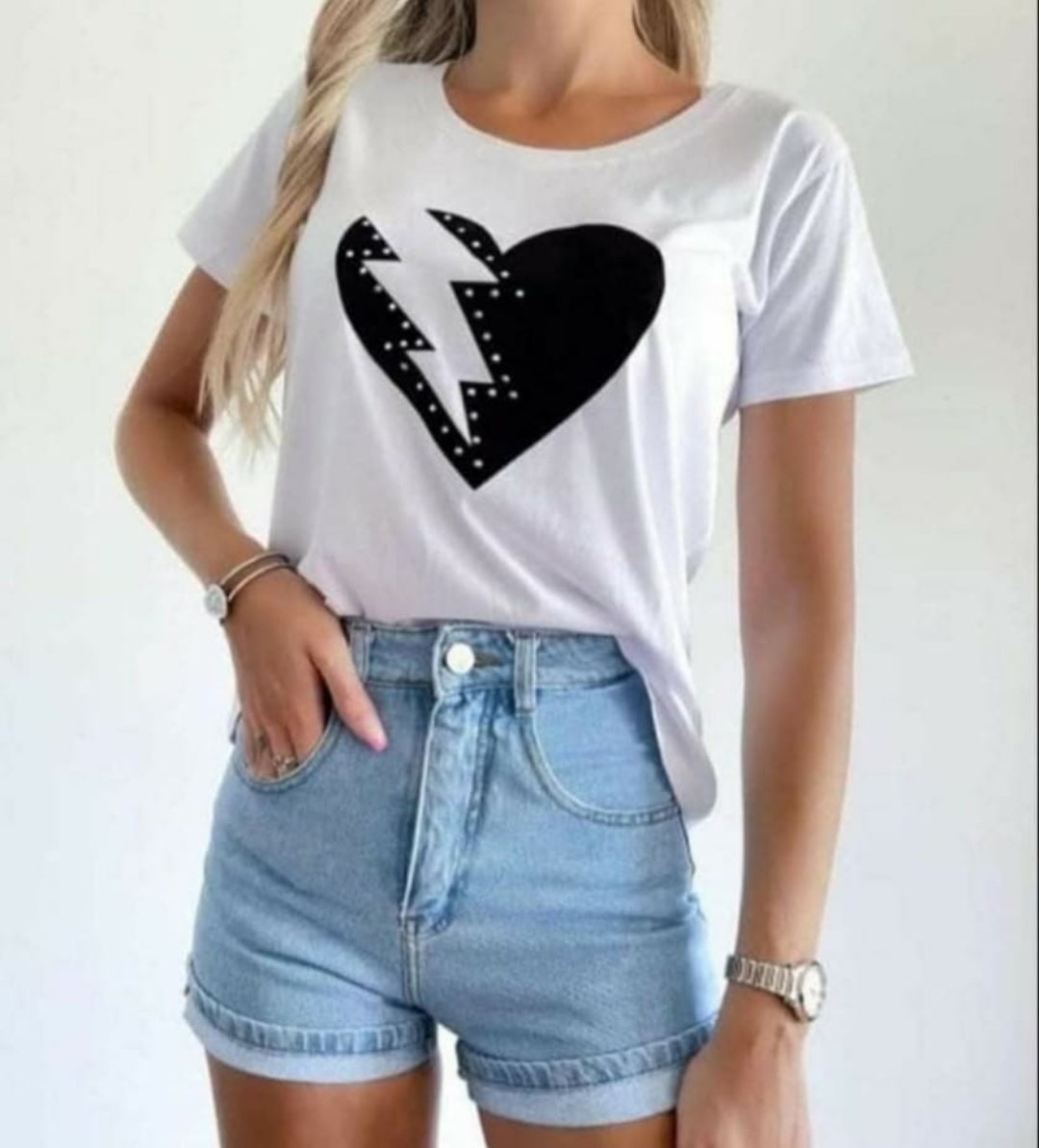 Remera Aplique Dama - Imagen 2