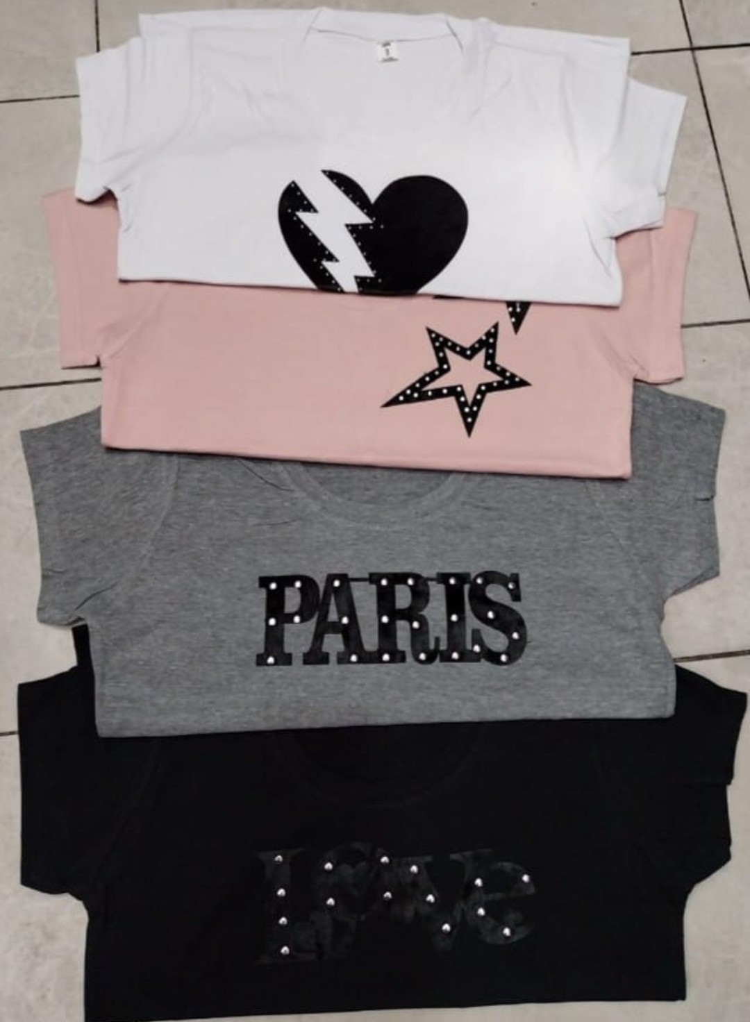 Remera Aplique Dama - Imagen 3