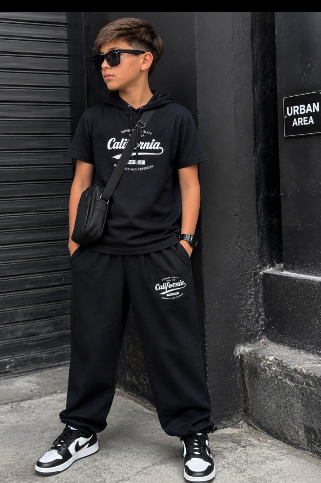 Conjunto California Remera con Baggys Rústico Peinado Premium - Imagen 4