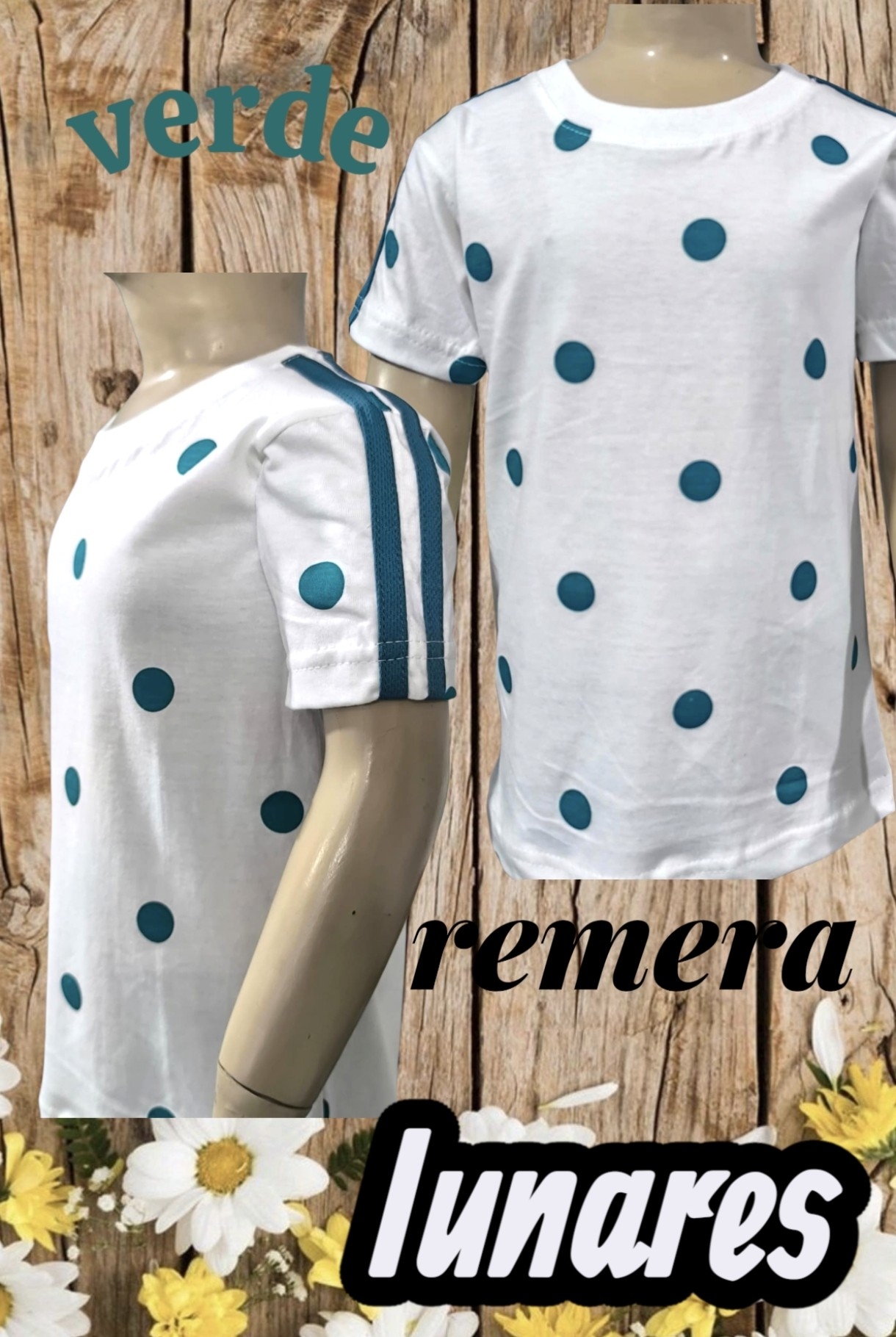 Remera Lunares Nena - Imagen 3