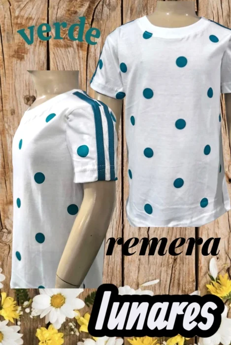 Remeras con Lunares  Nena