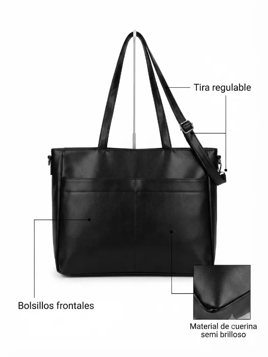 Cartera Morral Amplio de Cuerina
