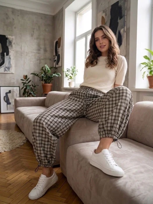 Pantalon Globo Poplin