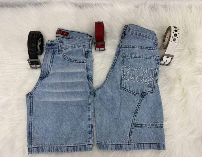 Bermuda Baggy Mom con Bordado