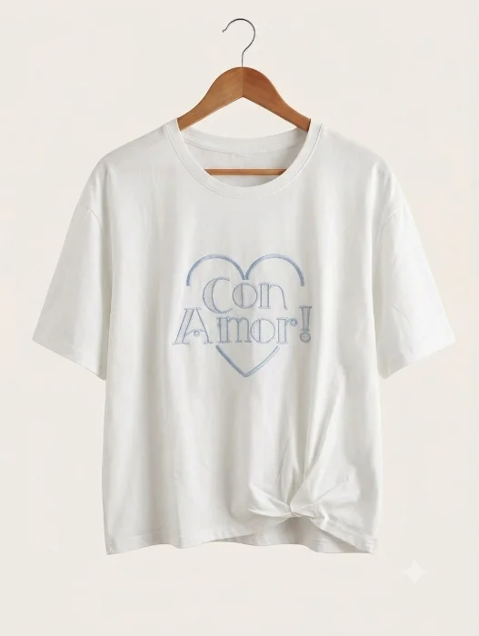 Remera Importada Seda Crep