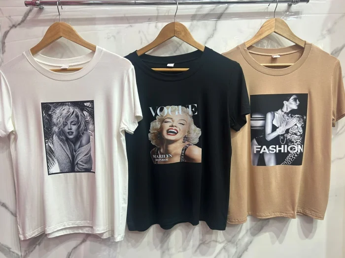 Remera Basica Modal Estampado