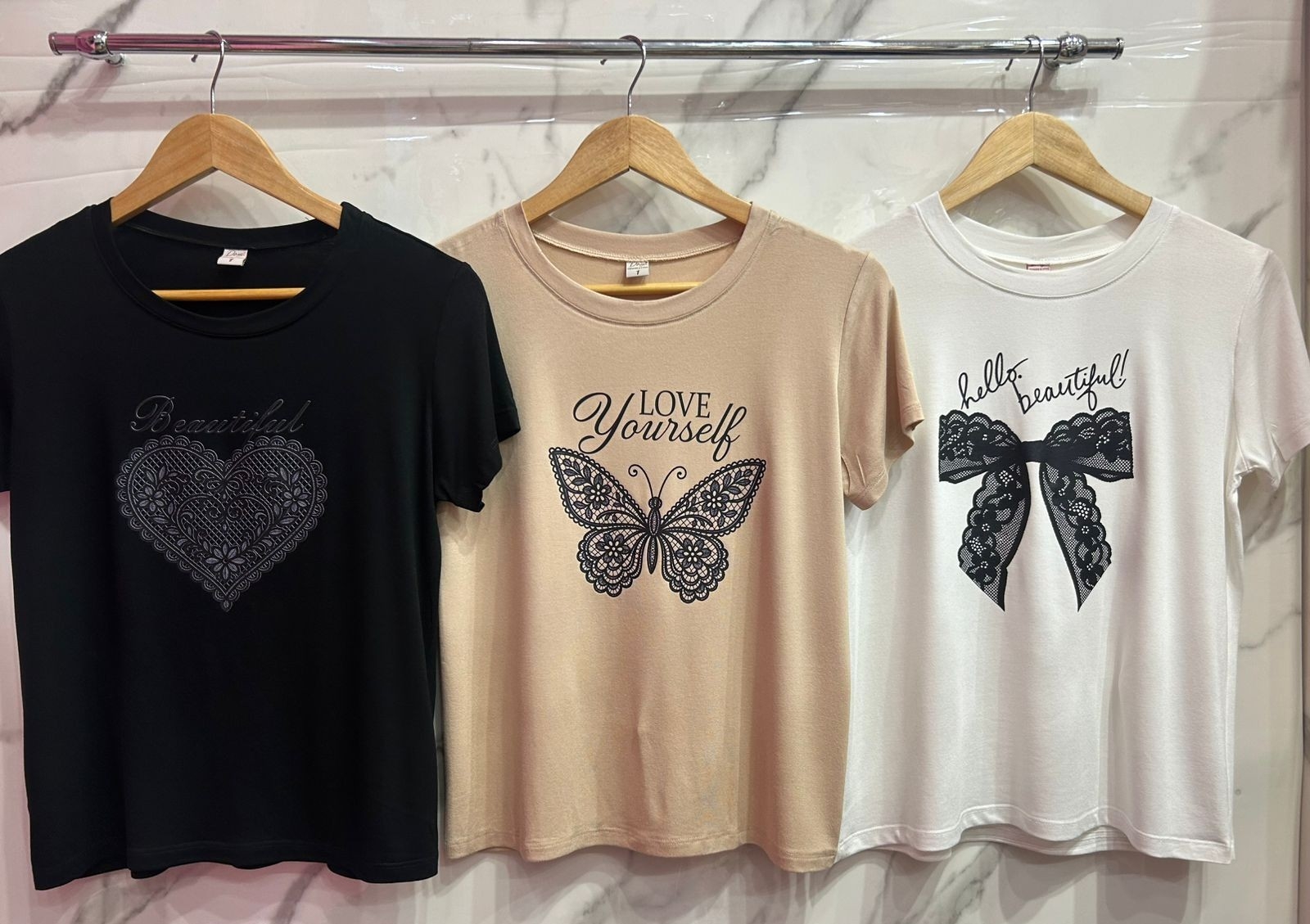 Remera Basica Modal Estampado - Imagen 3