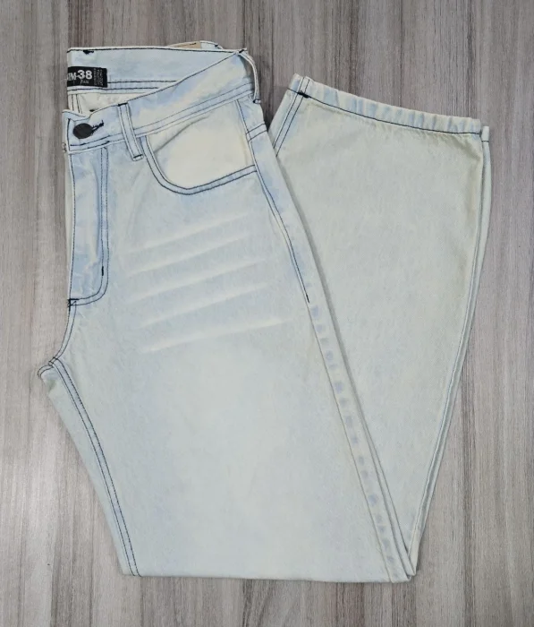 Pantalón Baggy Óxido Claro Localizado + Bigote