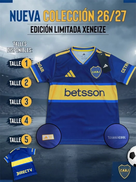 Camiseta Boca Adulto 26/27