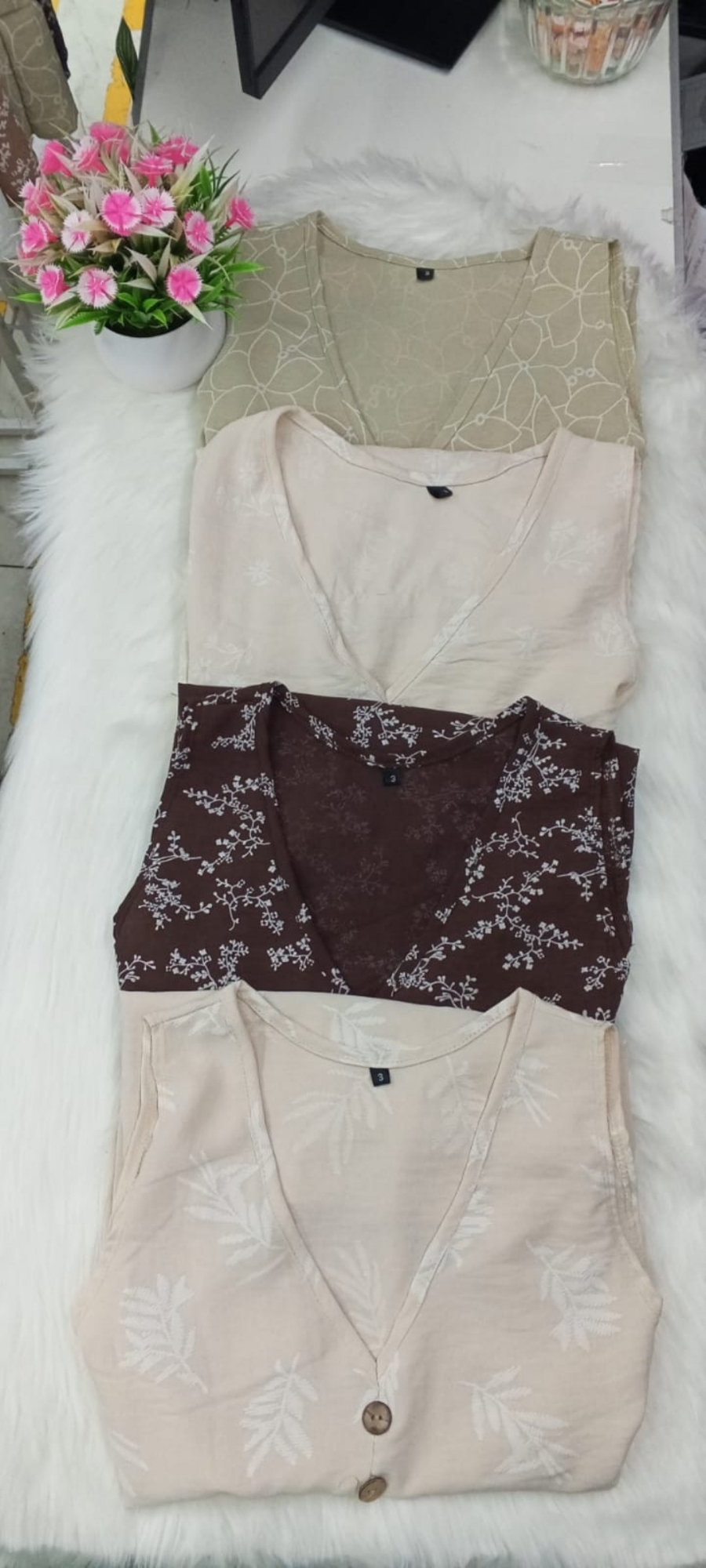 Vestido con Botones Cey Estampado - Imagen 5