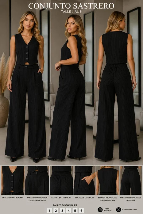 Conjunto Sastreros Rallados