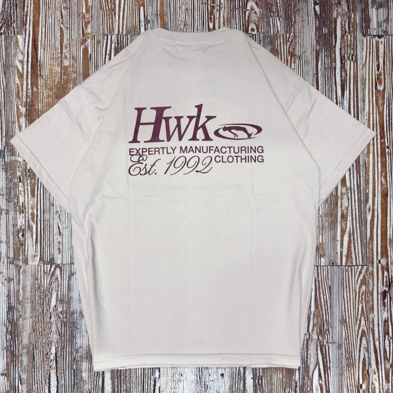 Remera Oversize 20/1 Hwk Mármol Algodón Peinado - Imagen 2