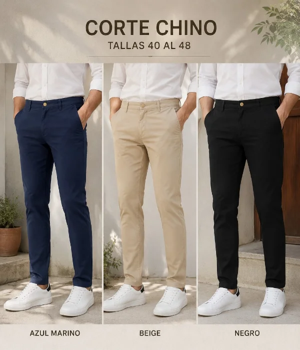 Pantalon Corte Chino