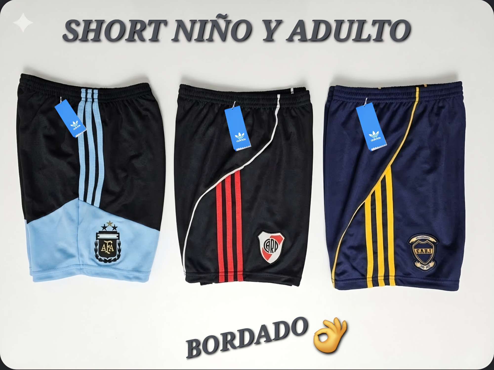 Short Futbol Bordado - Imagen 3