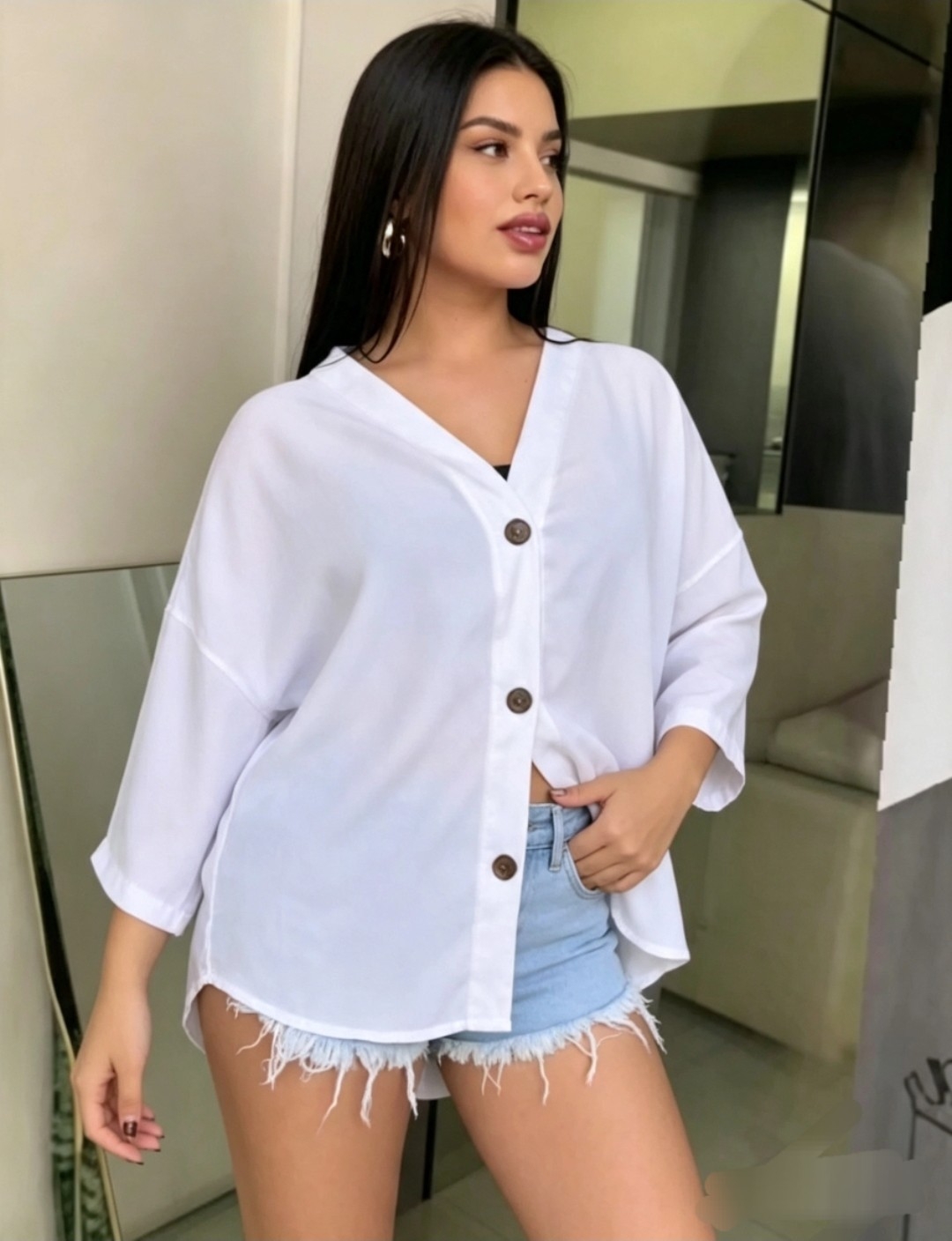 Camisa Maxi  de Mujer - Imagen 4