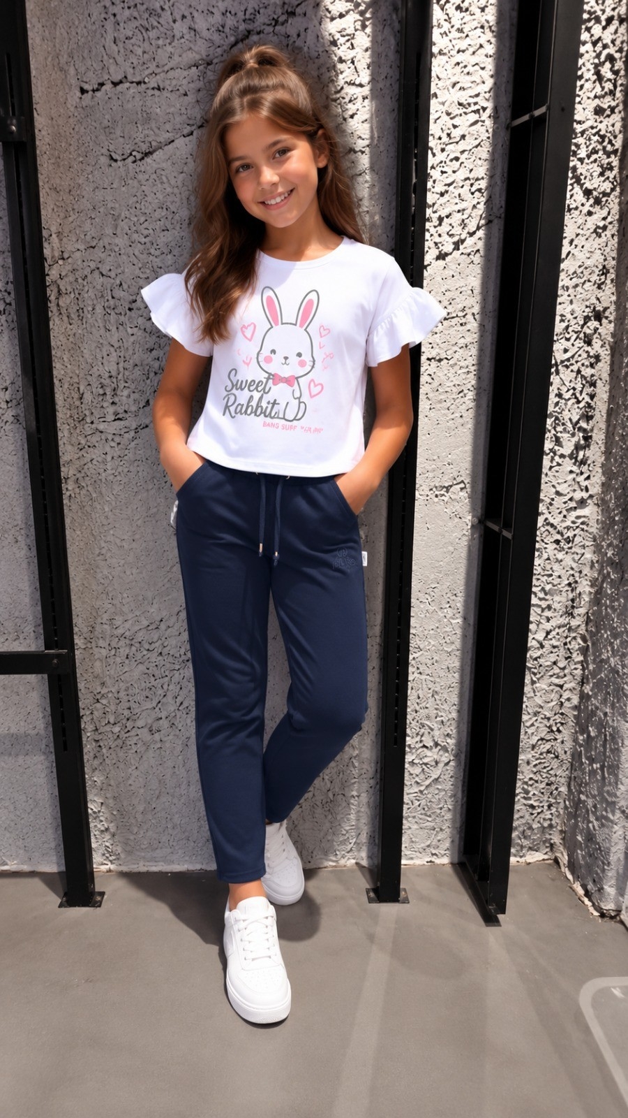 Pantalon Chupin Rustico Nena - Imagen 2