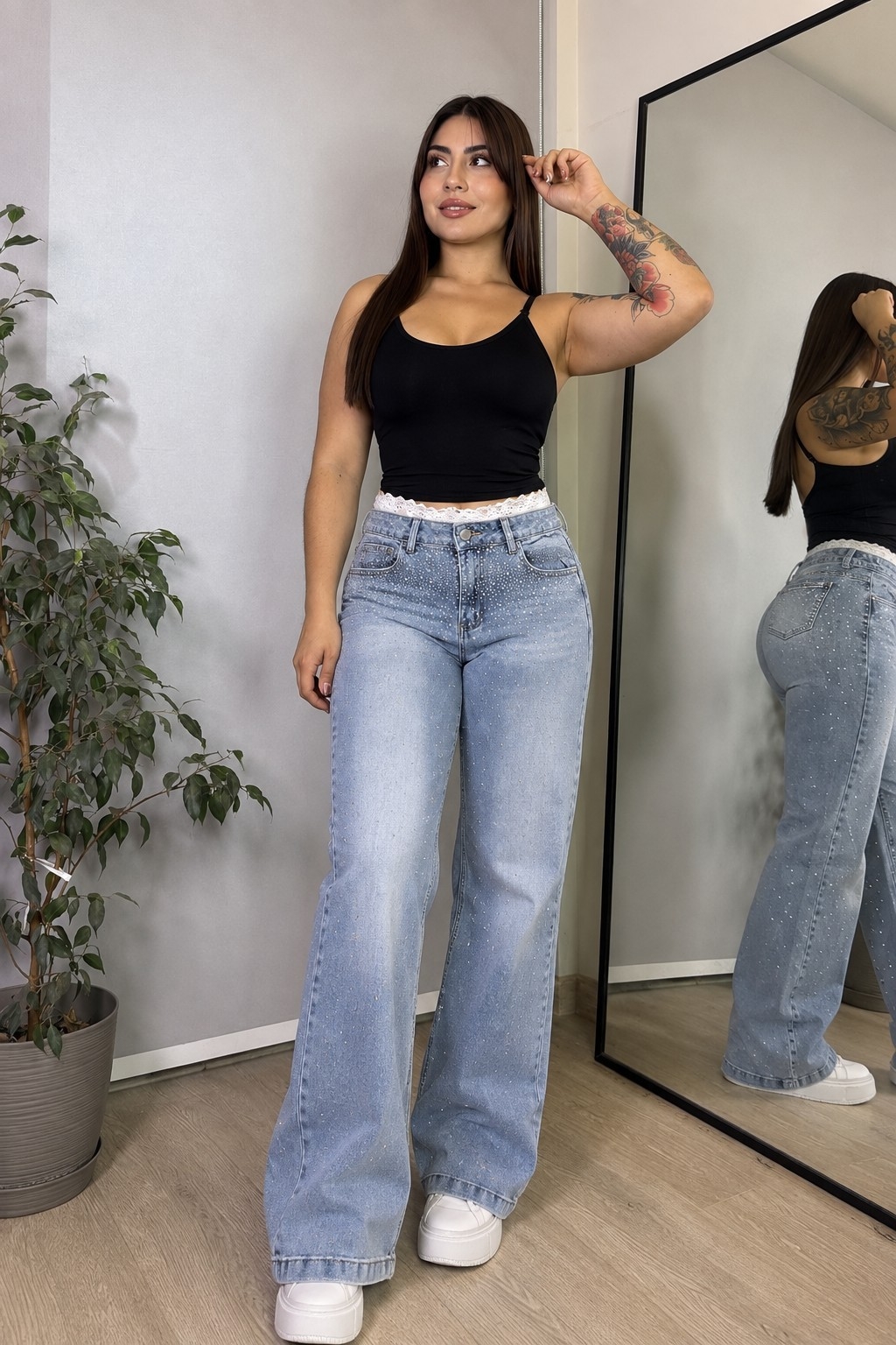 Jeans Wide Led - Imagen 2