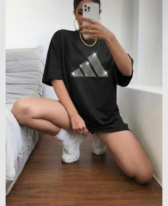 Remerones de Algodon Peinado con Strass