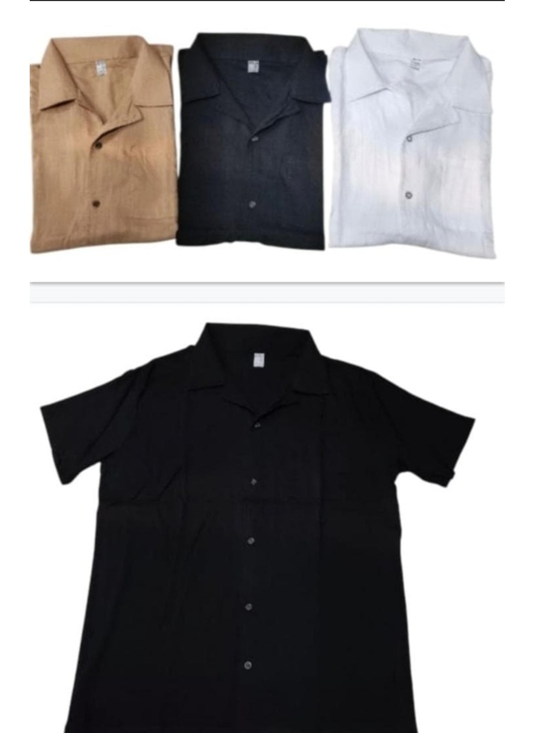Camisa de Lino Tallas Especiales del 7 al 10 - Imagen 3