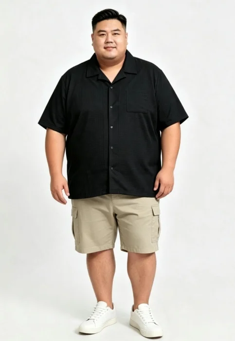 Camisa de Waffle Tallas Especiales de 7 al 10