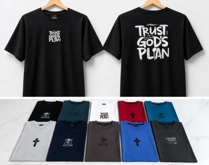 Remera Doble Estampado Hombre Talles Especiales