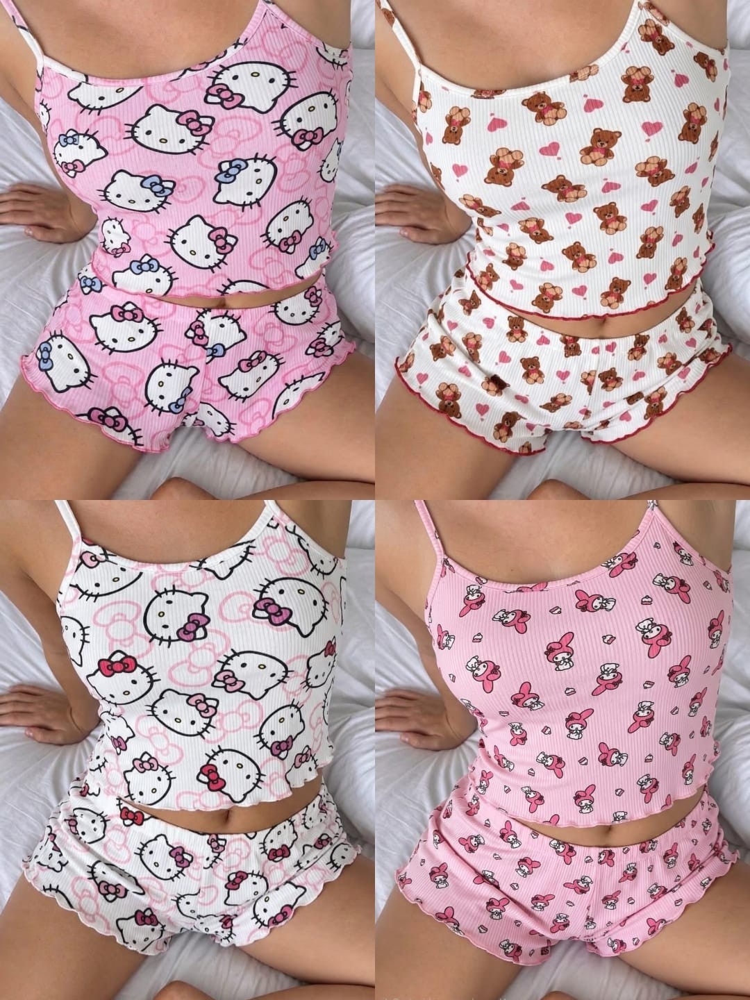 Pijama Musculosa + Short (día de la Madre ) - Imagen 3