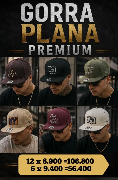 Gorras Plana Premium