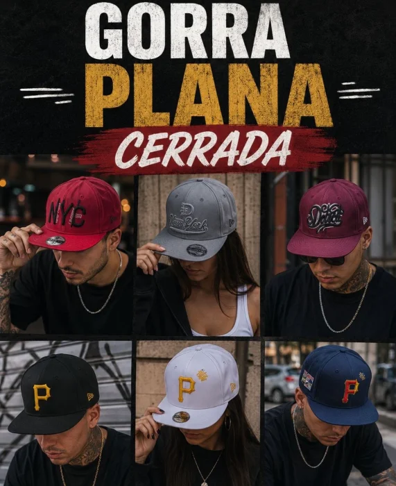 Gorra Plana Cerrada