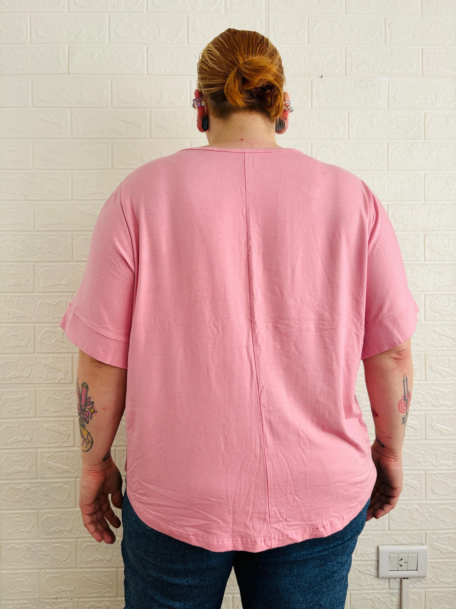 Remera Hombro Descubierto con Stras!!1 - Imagen 3