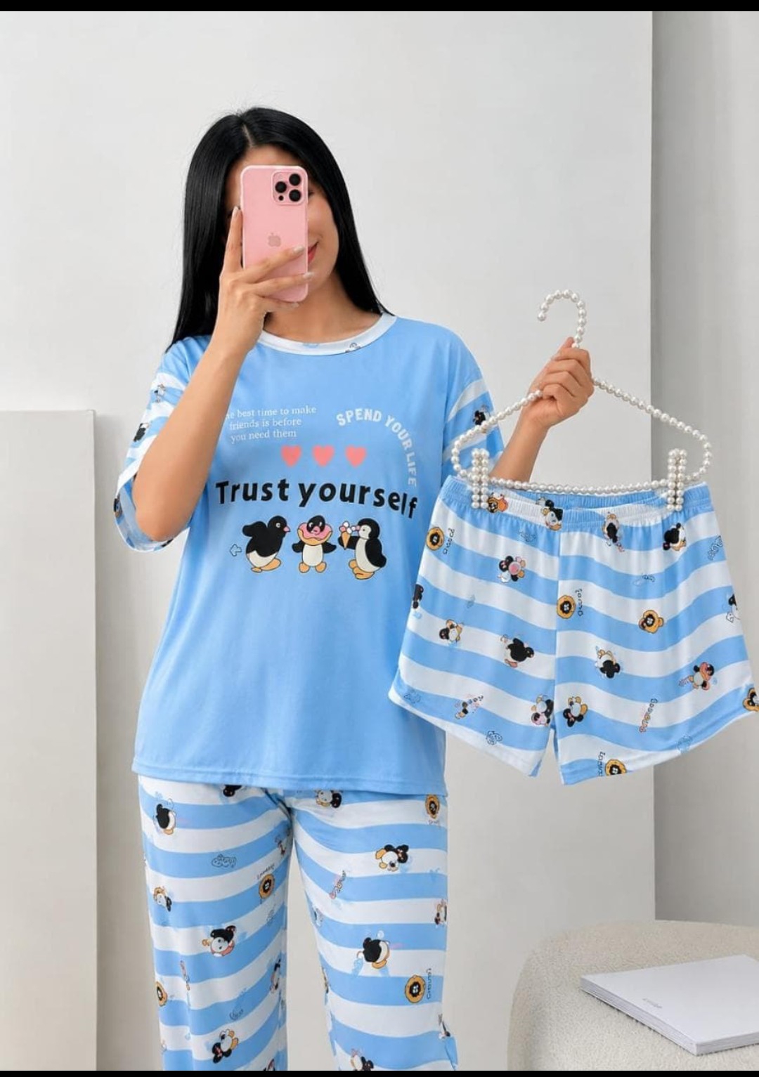 Conjunto Pijama 3 Piezas - Imagen 3