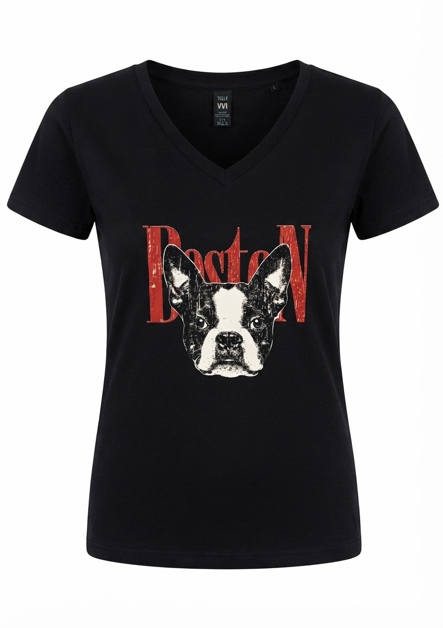 Remera de Algodón Cuello V - Imagen 3