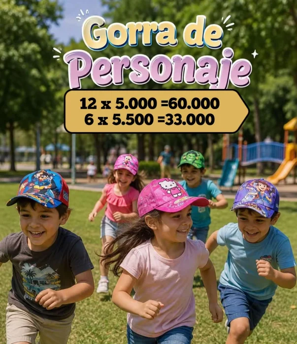 Gorras de Personajes