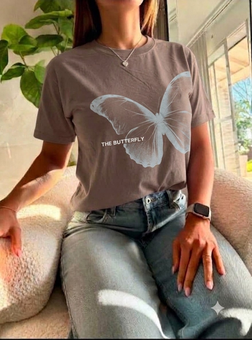 Remeras Estampadas Mariposa - Imagen 3