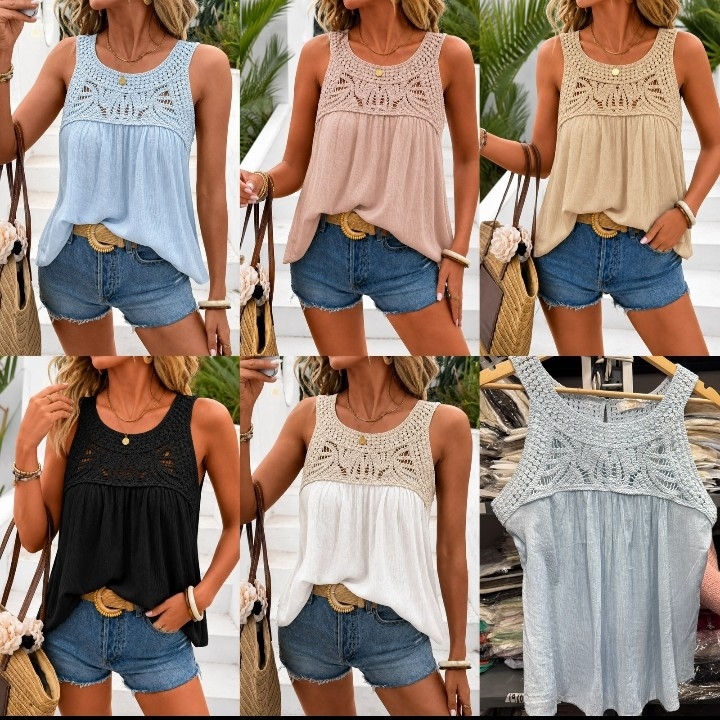 Musculosa Tejido Importada - Imagen 3