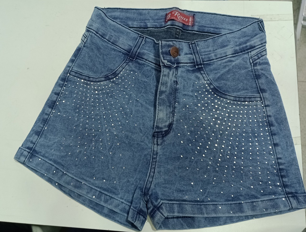 Shorts Elastizado con Brillo Color Nevado;) - Imagen 3