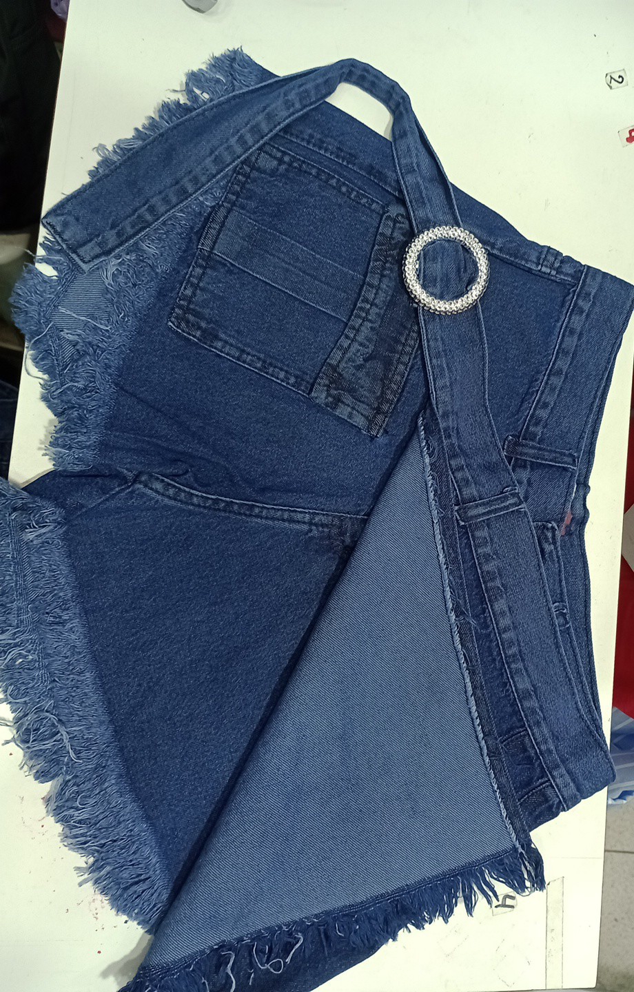 Shorts Pollera  de Jeans para Mujer;) - Imagen 3