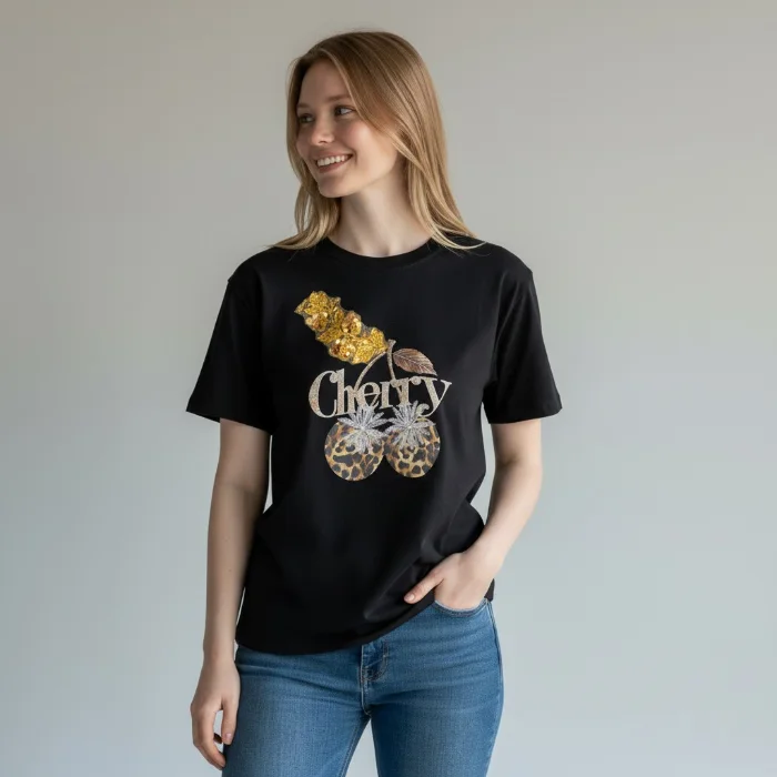 Remera de Algodón Cherry
