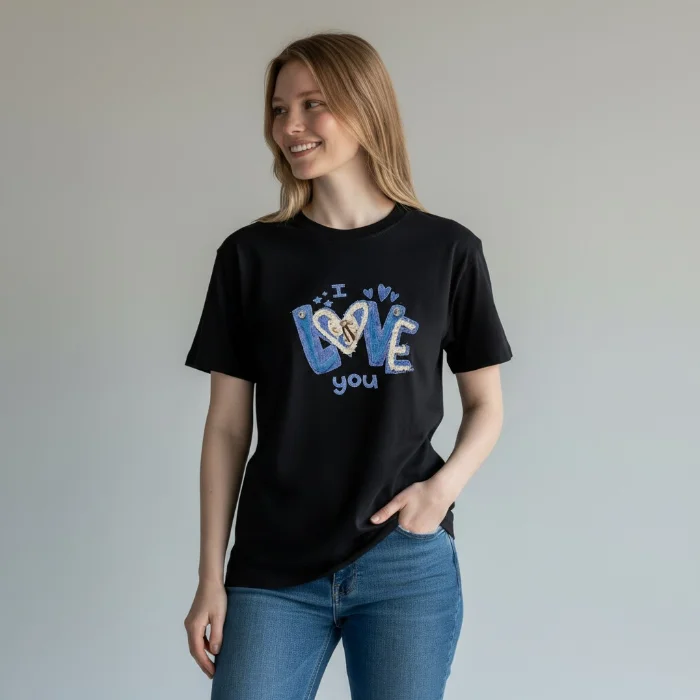 Remera de Algodón Love