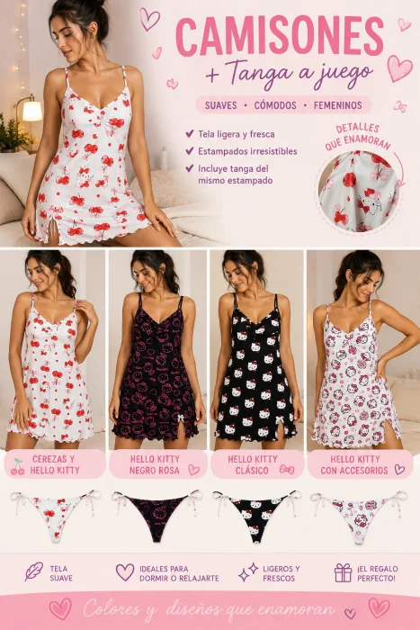 Camisón con Less