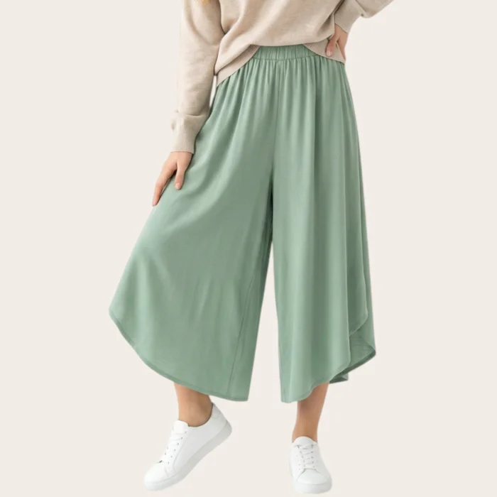 Pantalon Tipo Pollera de Lino Maca