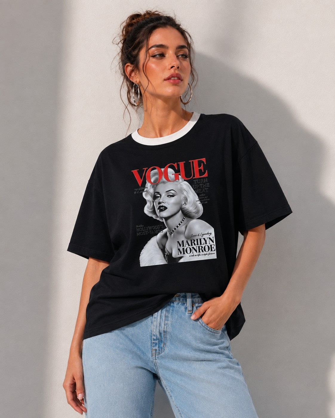 Remera  Over Boxi Combinado - Imagen 4