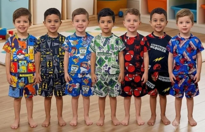 Pijamas de Verano Varon  ( Short y Remera)