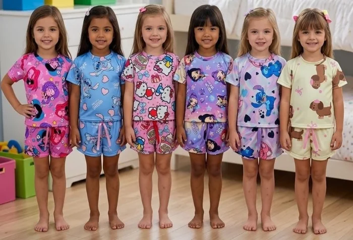 Pijama Verano Nena ( Short y Remera)