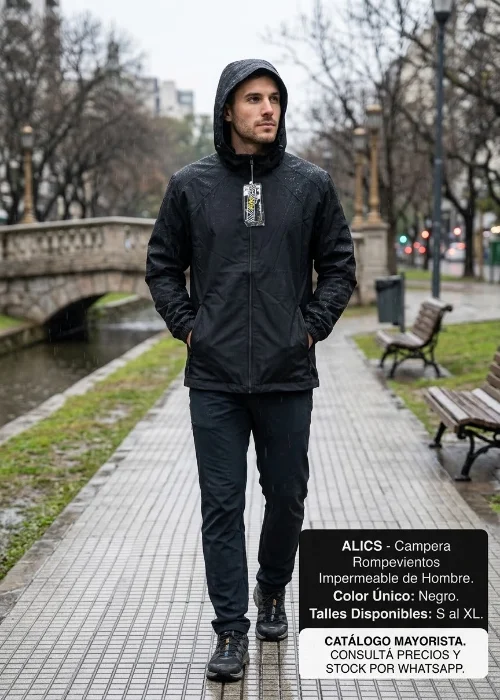 Campera Rompevientos Impermeable Importado