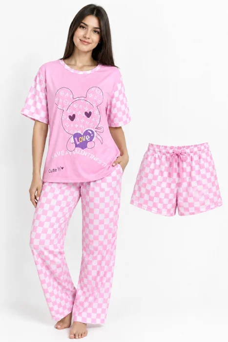 Pijamas de 3 Piezas